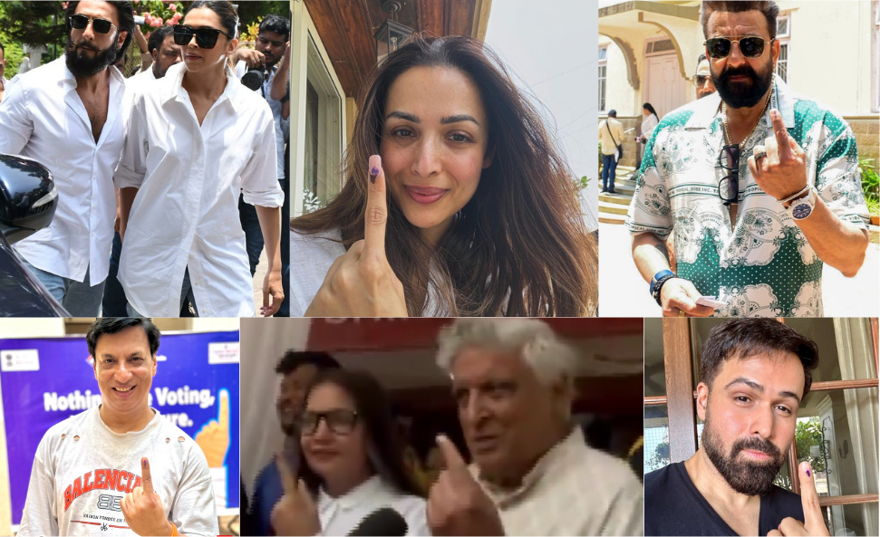 photo: bollywood celebrities vote in phase 5